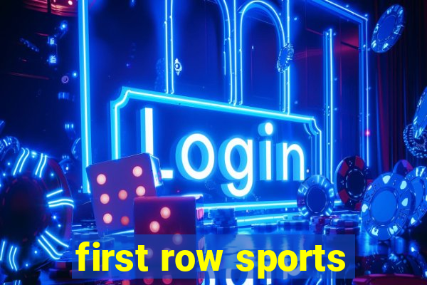 first row sports